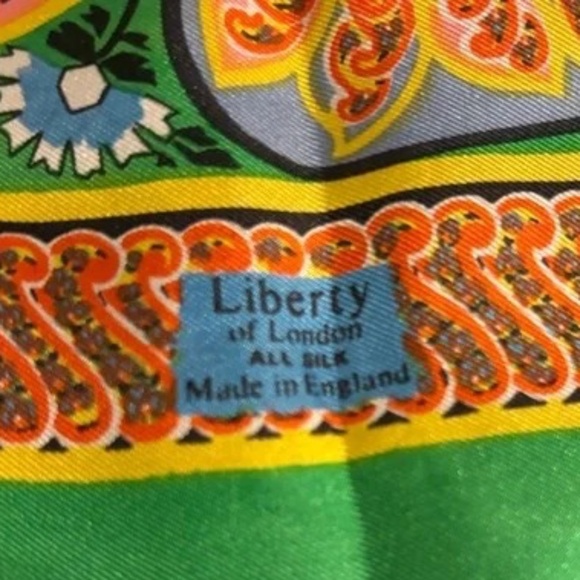 Liberty of London silk scarf - Picture 3 of 3